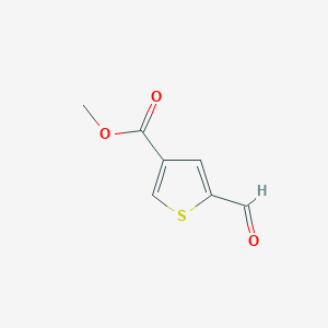 molecular formula C7H6O3S B186570 5-甲酰噻吩-3-甲酸甲酯 CAS No. 67808-66-6