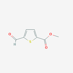 molecular formula C7H6O3S B186571 Methyl 5-formylthiophene-2-carboxylate CAS No. 67808-64-4