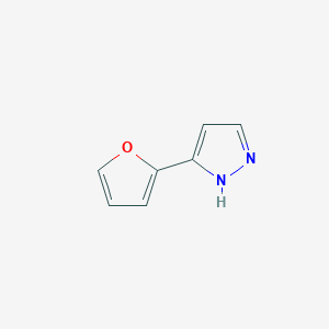 molecular formula C7H6N2O B186572 3-(furan-2-yl)-1H-pyrazole CAS No. 32332-98-2