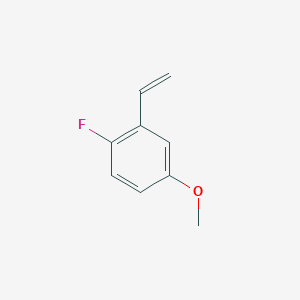 molecular formula C9H9FO B186578 1-Fluoro-4-methoxy-2-vinylbenzene CAS No. 196519-60-5