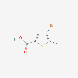 molecular formula C6H5BrO2S B186588 4-Bromo-5-methylthiophene-2-carboxylic acid CAS No. 29421-99-6