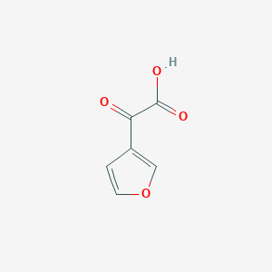 molecular formula C6H4O4 B186595 3-Furyl(oxo)acetic acid CAS No. 54280-70-5