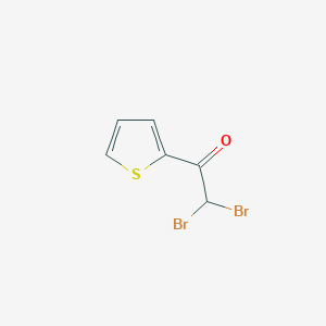 molecular formula C6H4Br2OS B186596 2,2-Dibromo-1-thiophen-2-yl-ethanone CAS No. 68672-88-8