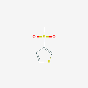 molecular formula C5H6O2S2 B186597 3-(Methylsulfonyl)thiophene CAS No. 38695-58-8