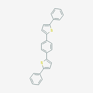molecular formula C26H18S2 B186600 1,4-Bis(5-phenyl-2-thienyl)benzene CAS No. 256342-39-9