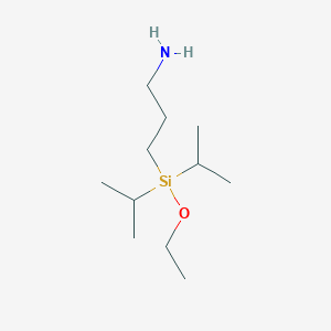 molecular formula C11H27NOSi B186601 3-Aminopropyldiisopropylethoxysilane CAS No. 117559-36-1