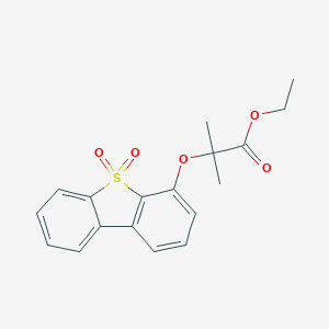 Ethyl 2-(5,5-dioxodibenzothiophen-4-yl)oxy-2-methylpropanoate