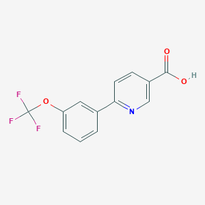 6-[3-(Trifluoromethoxy)phenyl]nicotinic acid