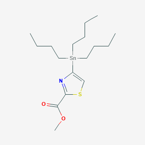 Methyl 4-(tributylstannyl)thiazole-2-carboxylate