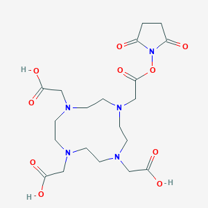 molecular formula C20H31N5O10 B186615 Tetraxetan N-hydroxysuccinimide CAS No. 170908-81-3