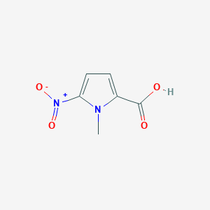 molecular formula C6H6N2O4 B186653 1-Methyl-5-nitro-1H-pyrrole-2-carboxylic acid CAS No. 1873-12-7
