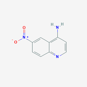 molecular formula C9H7N3O2 B186655 6-Nitro-4-quinolinamine CAS No. 116632-55-4