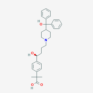 molecular formula C32H39NO4 B018666 (S)-Fexofenadine CAS No. 139965-11-0