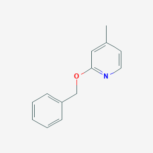 molecular formula C13H13NO B186668 2-(Benzyloxy)-4-methylpyridine CAS No. 102336-06-1