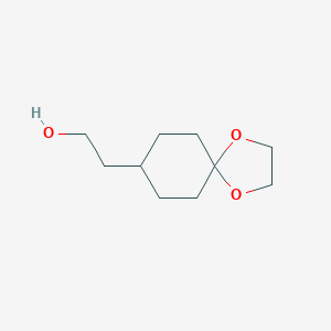 molecular formula C10H18O3 B186674 2-(1,4-Dioxaspiro[4.5]decan-8-yl)ethanol CAS No. 135761-76-1