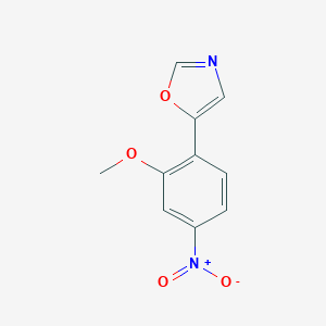 5-(2-Methoxy-4-nitrophenyl)oxazole