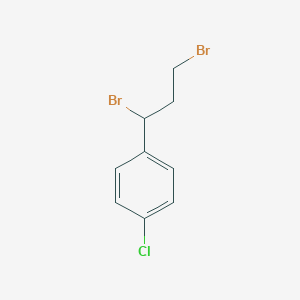 molecular formula C9H9Br2Cl B186690 1-Chloro-4-(1,3-dibromopropyl)benzene CAS No. 19714-76-2