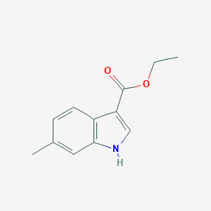 molecular formula C12H13NO2 B186693 ethyl 6-methyl-1H-indole-3-carboxylate CAS No. 100821-48-5