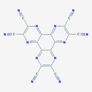 3,6,9,12,15,18-hexazatetracyclo[12.4.0.02,7.08,13]octadeca-1(18),2,4,6,8,10,12,14,16-nonaene-4,5,10,11,16,17-hexacarbonitrile
