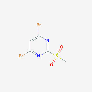 4,6-Dibromo-2-(methylsulfonyl)pyrimidine