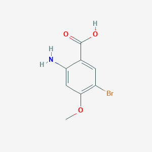 molecular formula C8H8BrNO3 B186725 2-氨基-5-溴-4-甲氧基苯甲酸 CAS No. 169045-04-9