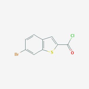 molecular formula C9H4BrClOS B186732 6-Bromo-1-benzothiophene-2-carbonyl chloride CAS No. 105212-27-9
