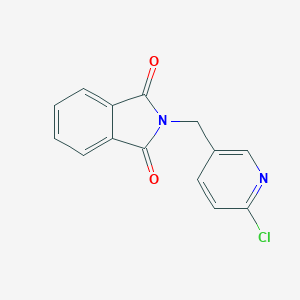 molecular formula C14H9ClN2O2 B186737 2-((6-Chloropyridin-3-yl)methyl)isoindoline-1,3-dione CAS No. 120739-60-8