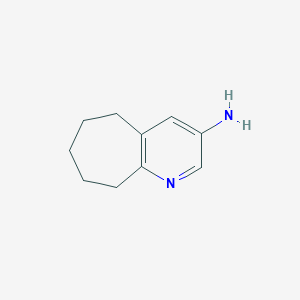 B186745 6,7,8,9-tetrahydro-5H-cyclohepta[b]pyridin-3-amine CAS No. 178209-28-4