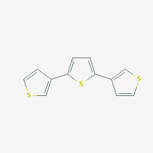 molecular formula C12H8S3 B186756 3,2':5',3''-Terthiophene CAS No. 81294-16-8