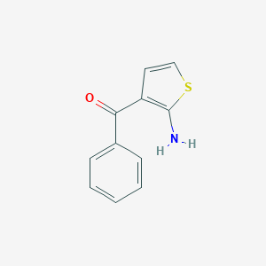 molecular formula C11H9NOS B186757 (2-Aminothiophen-3-YL)(phenyl)methanone CAS No. 21582-44-5