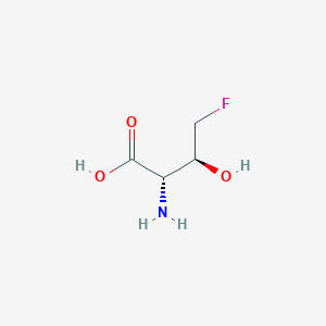 molecular formula C4H8FNO3 B018676 4-Fluorothreonine CAS No. 102130-93-8