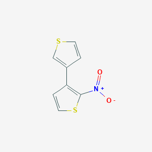 2-Nitro-3-thiophen-3-ylthiophene