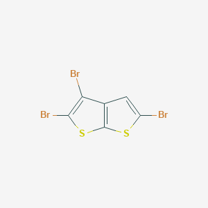 molecular formula C6HBr3S2 B186774 Thieno(2,3-b)thiophene,2,3,5-tribromo- CAS No. 53255-85-9