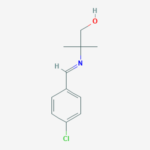 2-[(4-Chlorobenzylidene)amino]-2-methyl-1-propanol