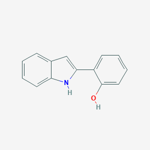 molecular formula C14H11NO B186791 2-(1H-吲哚-2-基)苯酚 CAS No. 4749-47-7