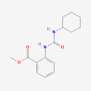 Methyl 2-(cyclohexylcarbamoylamino)benzoate