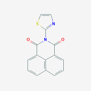 molecular formula C15H8N2O2S B186801 2-(1,3-Thiazol-2-yl)-1H-benzo[de]isoquinoline-1,3(2H)-dione CAS No. 16060-68-7