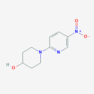 molecular formula C10H13N3O3 B186813 1-(5-硝基吡啶-2-基)哌啶-4-醇 CAS No. 353258-16-9
