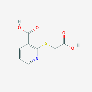 molecular formula C8H7NO4S B186815 2-[(Carboxymethyl)sulfanyl]nicotinic acid CAS No. 325704-15-2