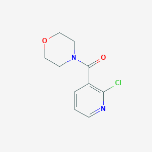 molecular formula C10H11ClN2O2 B186819 (2-Chloropyridin-3-yl)(morpholino)methanone CAS No. 53062-98-9