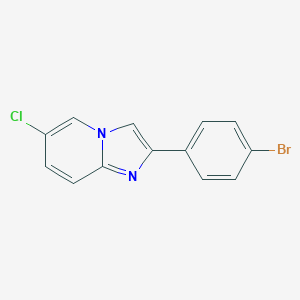 molecular formula C13H8BrClN2 B186822 2-(4-Bromophenyl)-6-chloroimidazo[1,2-a]pyridine CAS No. 96464-10-7