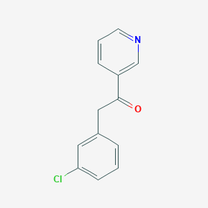 molecular formula C13H10ClNO B018683 2-(3-Chlorophenyl)-1-(3-pyridinyl)-1-ethanone CAS No. 31251-55-5