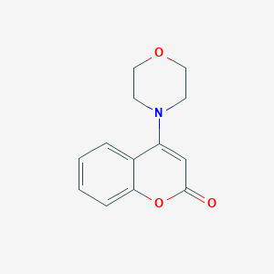 molecular formula C13H13NO3 B186832 4-Morpholin-4-yl-chromen-2-one CAS No. 65625-83-4