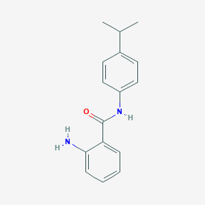 molecular formula C16H18N2O B186835 2-amino-N-(4-isopropylphenyl)benzamide CAS No. 353255-15-9