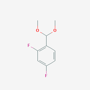 molecular formula C9H10F2O2 B186838 1-(Dimethoxymethyl)-2,4-difluorobenzene CAS No. 144062-35-1