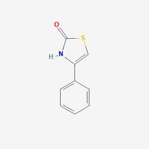 molecular formula C9H7NOS B186841 2-羟基-4-苯基噻唑 CAS No. 3884-31-9