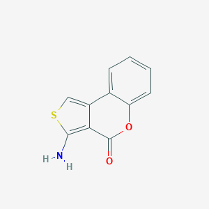 molecular formula C11H7NO2S B186848 3-Amino-4H-thieno[3,4-c]chromen-4-one CAS No. 41078-15-3