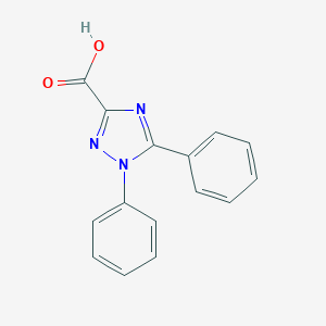 molecular formula C15H11N3O2 B186851 1,5-diphenyl-1H-1,2,4-triazole-3-carboxylic acid CAS No. 24058-92-2