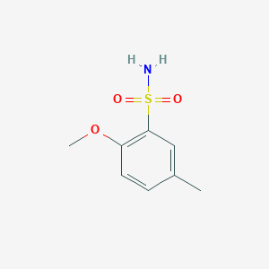 molecular formula C8H11NO3S B186859 2-Methoxy-5-methylbenzenesulfonamide CAS No. 82020-49-3