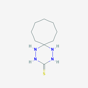 molecular formula C9H18N4S B186867 1,2,4,5-Tetraazaspiro[5.7]tridecane-3-thione CAS No. 112919-47-8